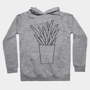 Sanseveria Vrouwentongen Lines Hoodie